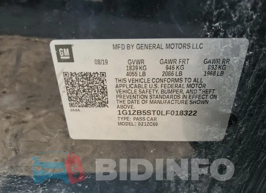 1G1ZB5ST0LF018322 Photo# 12
