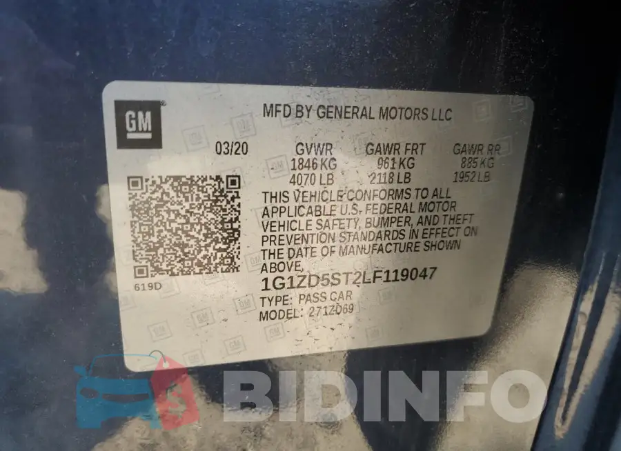 1G1ZD5ST2LF119047 Photo# 12