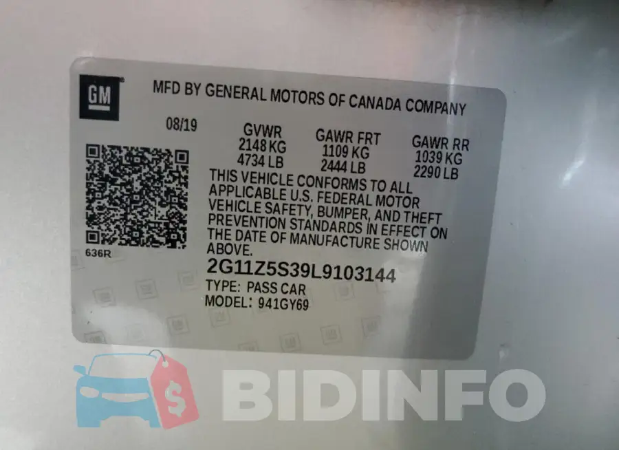 2G11Z5S39L9103144 Photo# 12