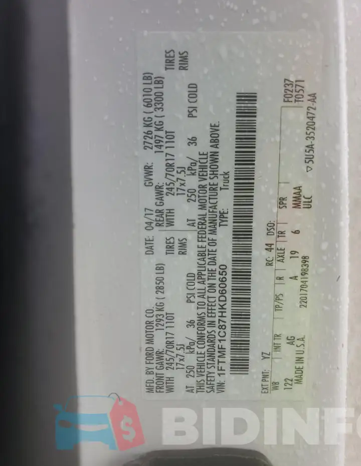 1FTMF1C87HKD60650 Photo# 12
