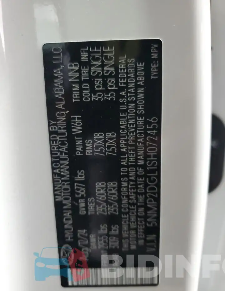 5NMP2DGL1SH072456 Photo# 13