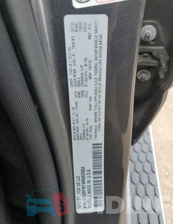 1C6SRFMT4MN620954 Photo# 13
