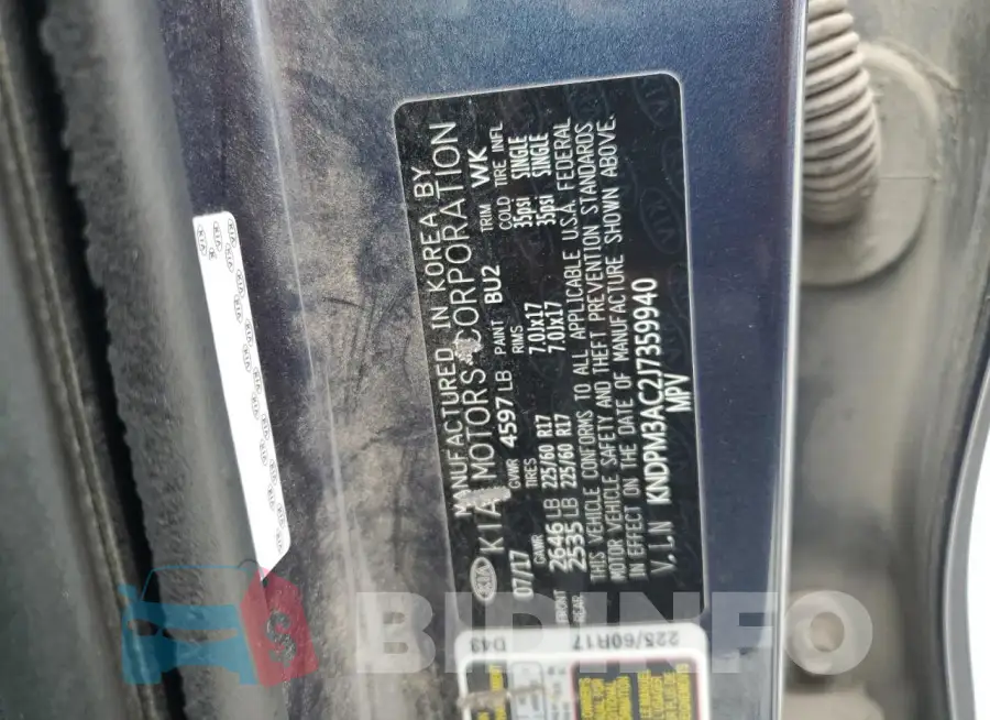 KNDPM3AC2J7359940 Photo# 12