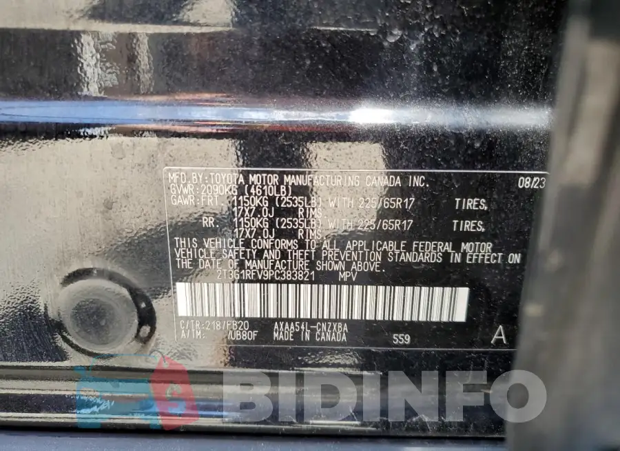 2T3G1RFV9PC383821 Photo# 13