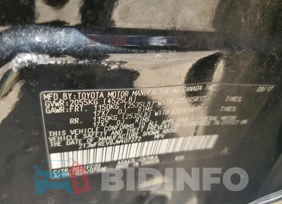 2T3WFREV8JW407272 Photo# 12