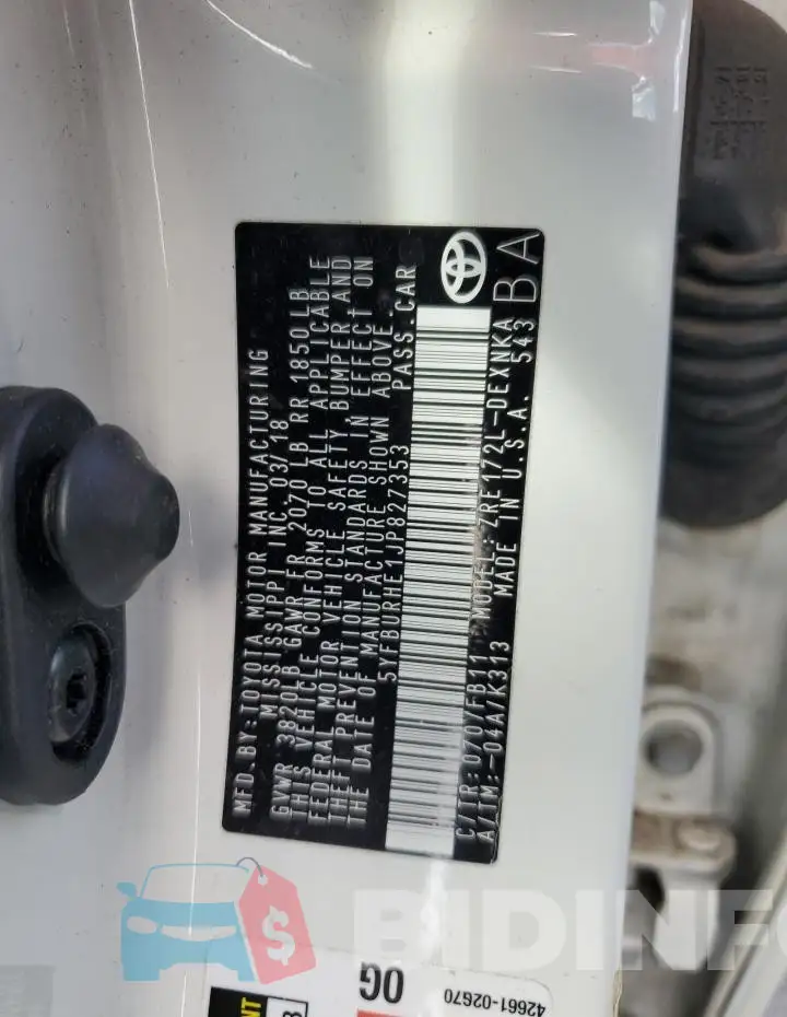 5YFBURHE1JP827353 Photo# 12