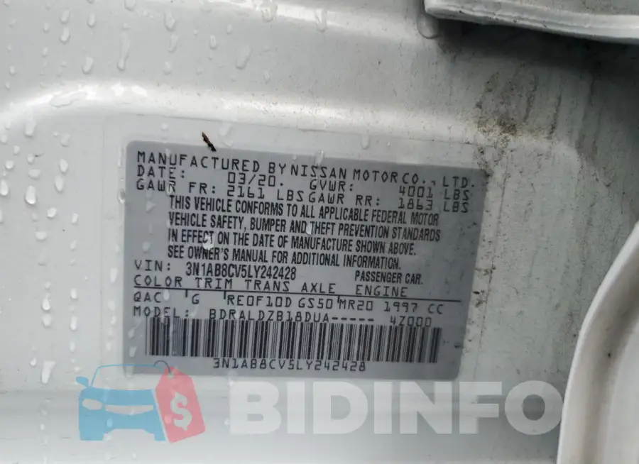 3N1AB8CV5LY242428 Photo# 12