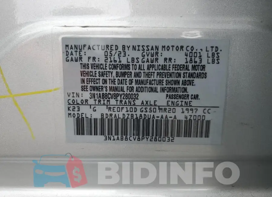3N1AB8CV8PY280032 Photo# 13