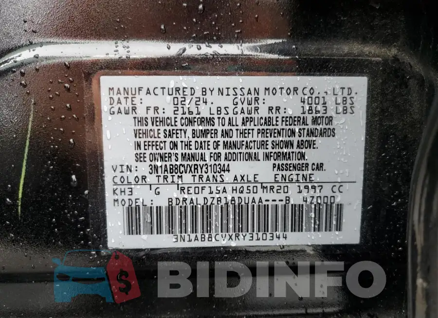3N1AB8CVXRY310344 Photo# 12