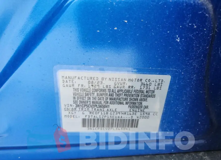3N1CP5CV2PL565041 Photo# 13