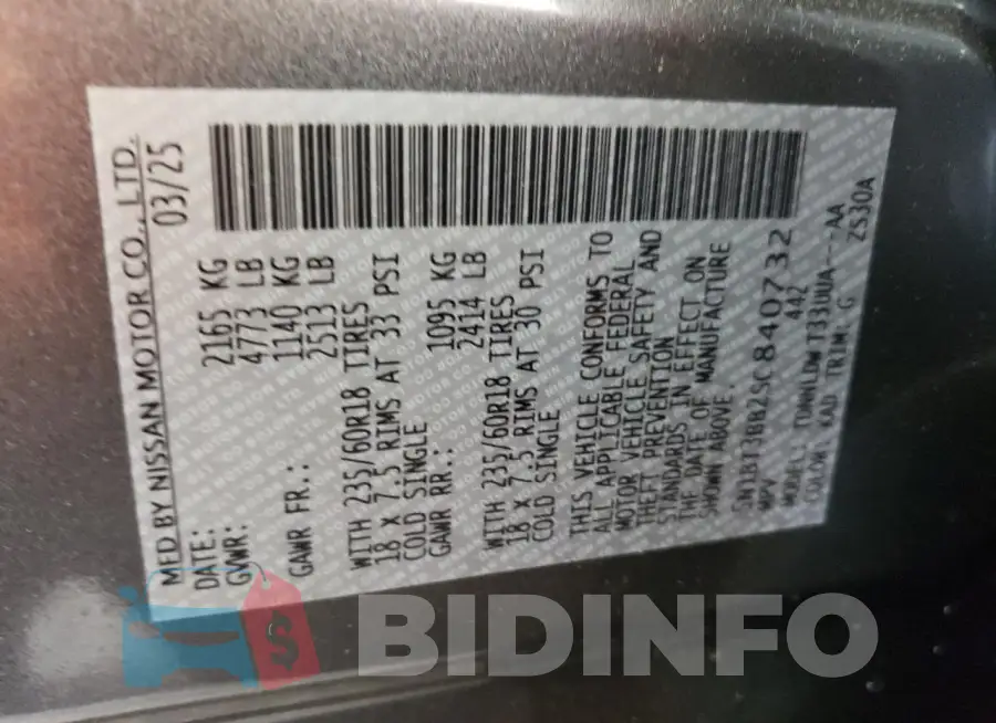 5N1BT3BB2SC840732 Photo# 13