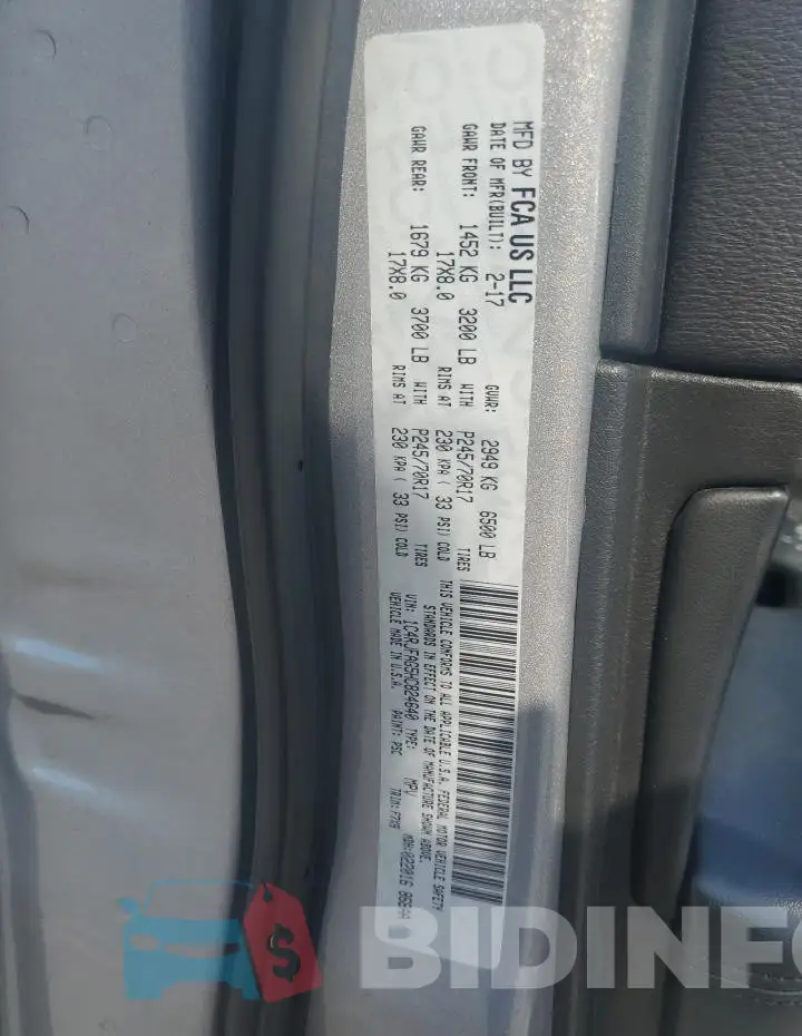 1C4RJFAG5HC824640 Photo# 13