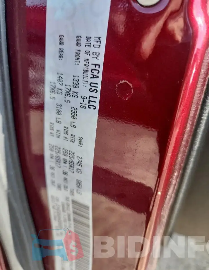 2C4RDGBG0HR586599 Photo# 13