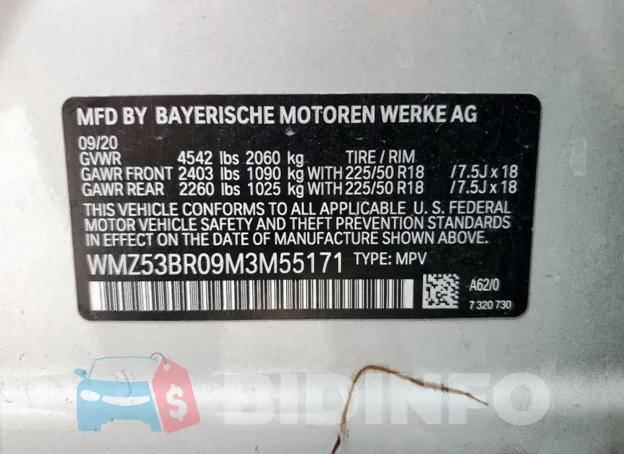 WMZ53BR09M3M55171 Photo# 13