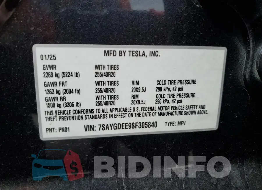 7SAYGDEE9SF305840 Photo# 14