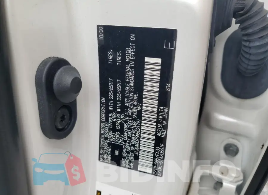 JTJDARDZ5M5021797 Photo# 14
