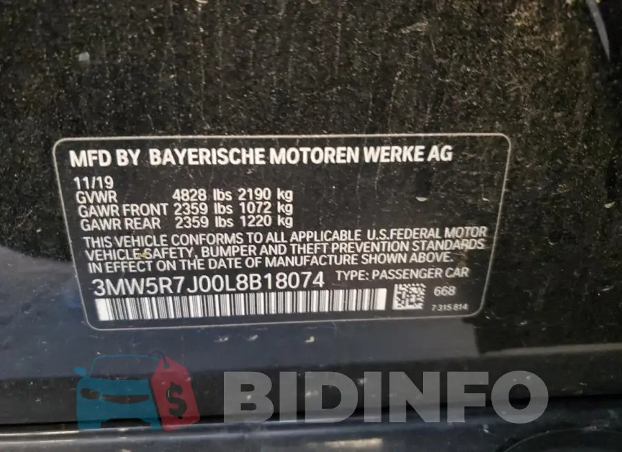3MW5R7J00L8B18074 Photo# 12