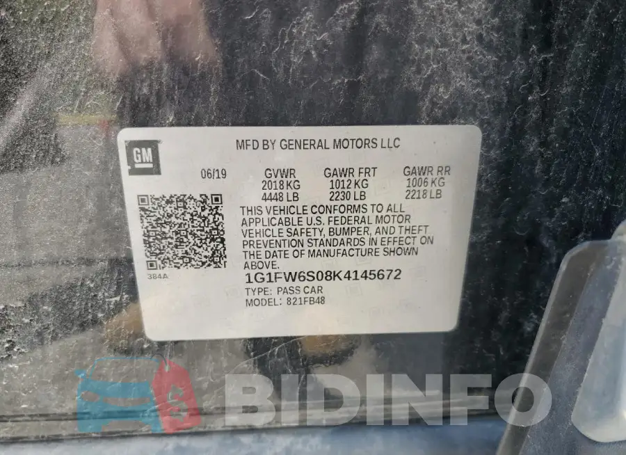 1G1FW6S08K4145672 Photo# 14