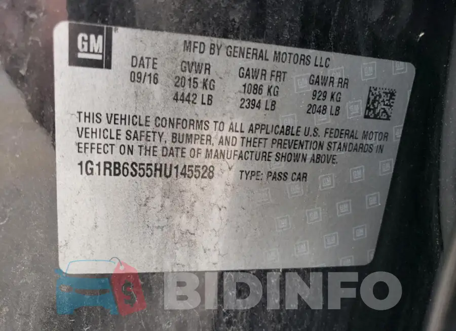 1G1RB6S55HU145528 Photo# 12