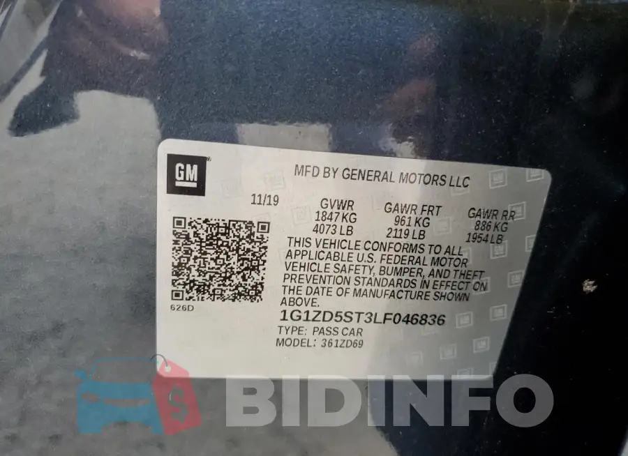 1G1ZD5ST3LF046836 Photo# 13