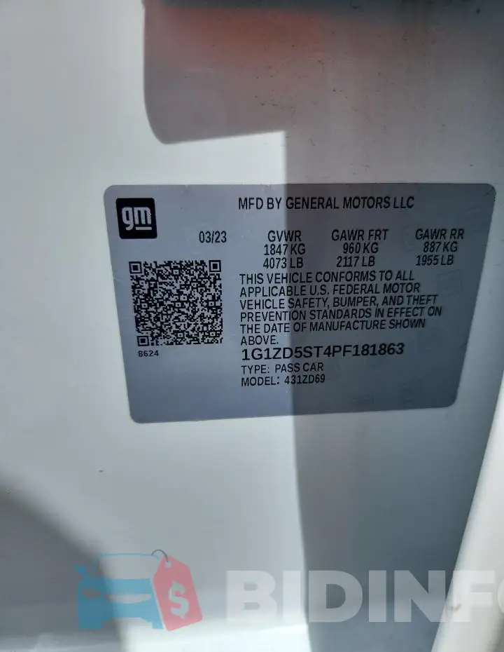 1G1ZD5ST4PF181863 Photo# 12