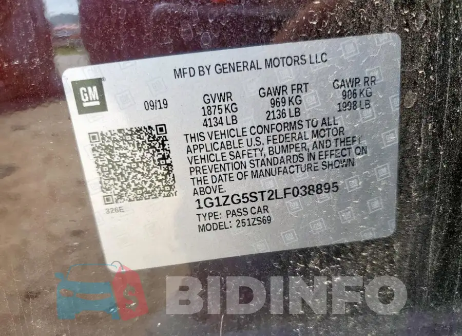 1G1ZG5ST2LF038895 Photo# 12