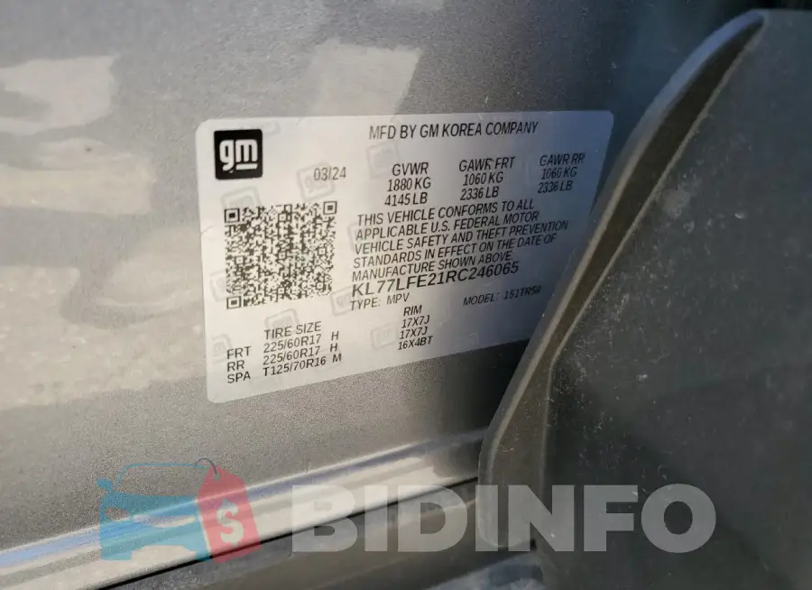 KL77LFE21RC246065 Photo# 13