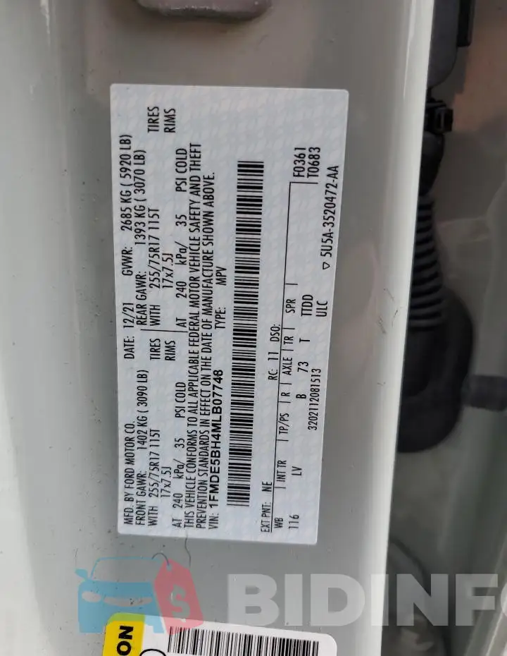 1FMDE5BH4MLB07748 Photo# 13