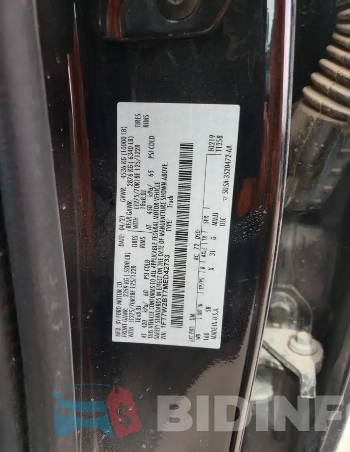 1FT7W2BT7MED42733 Photo# 12