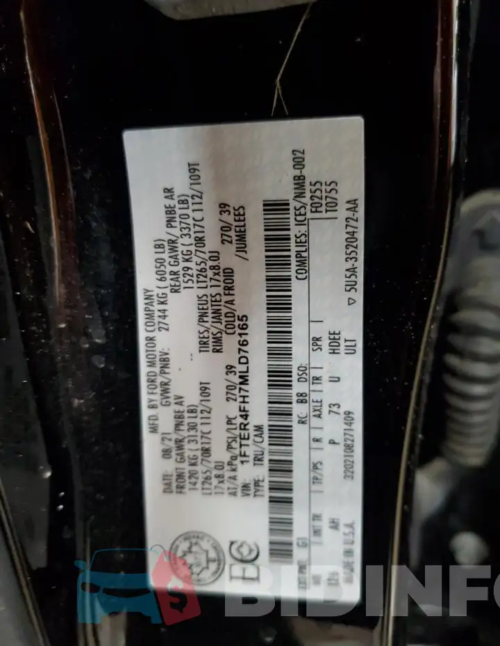 1FTER4FH7MLD76165 Photo# 13