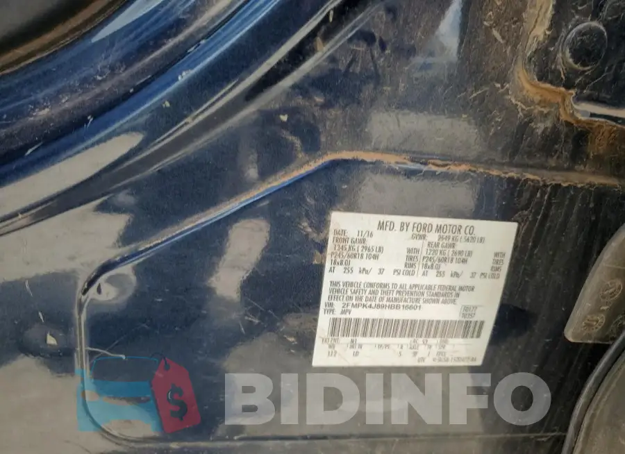 2FMPK4J89HBB16601 Photo# 13