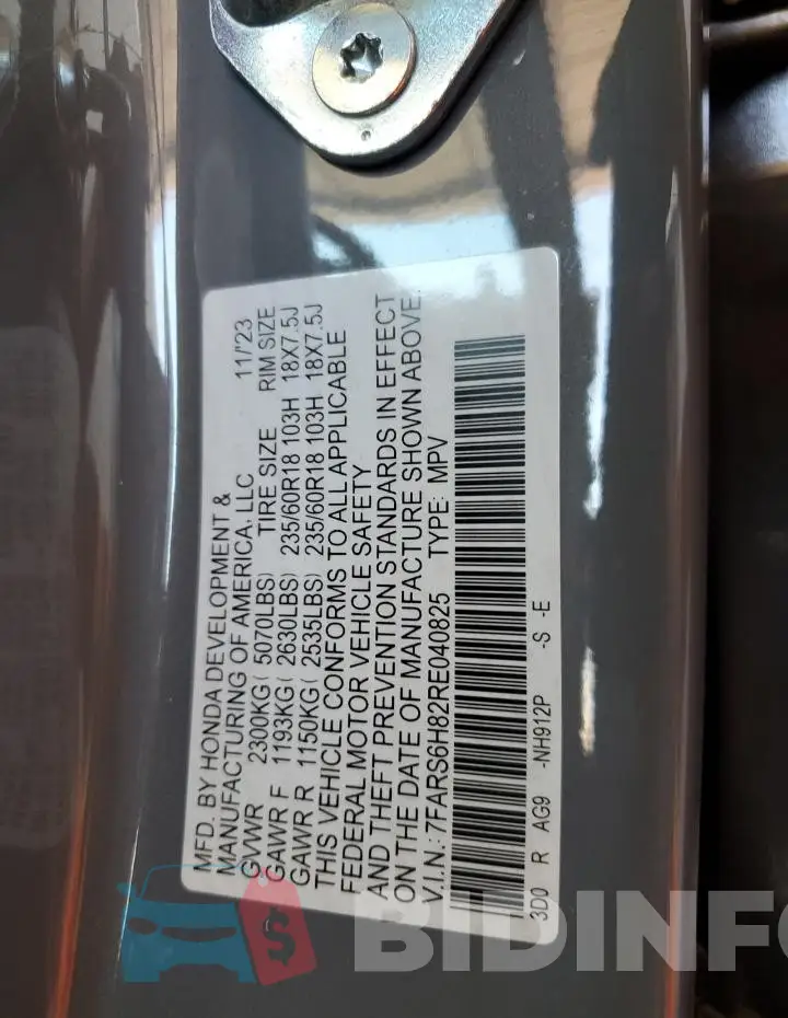 7FARS6H82RE040825 Photo# 14