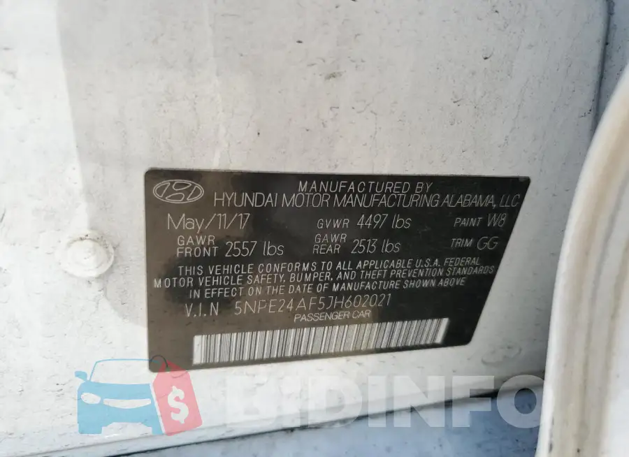 5NPE24AF5JH602021 Photo# 12