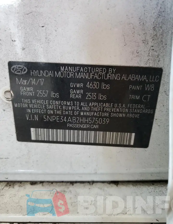 5NPE34AB2HH575039 Photo# 12