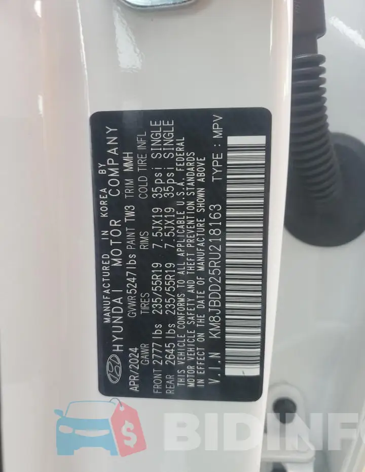 KM8JBDD25RU218163 Photo# 14