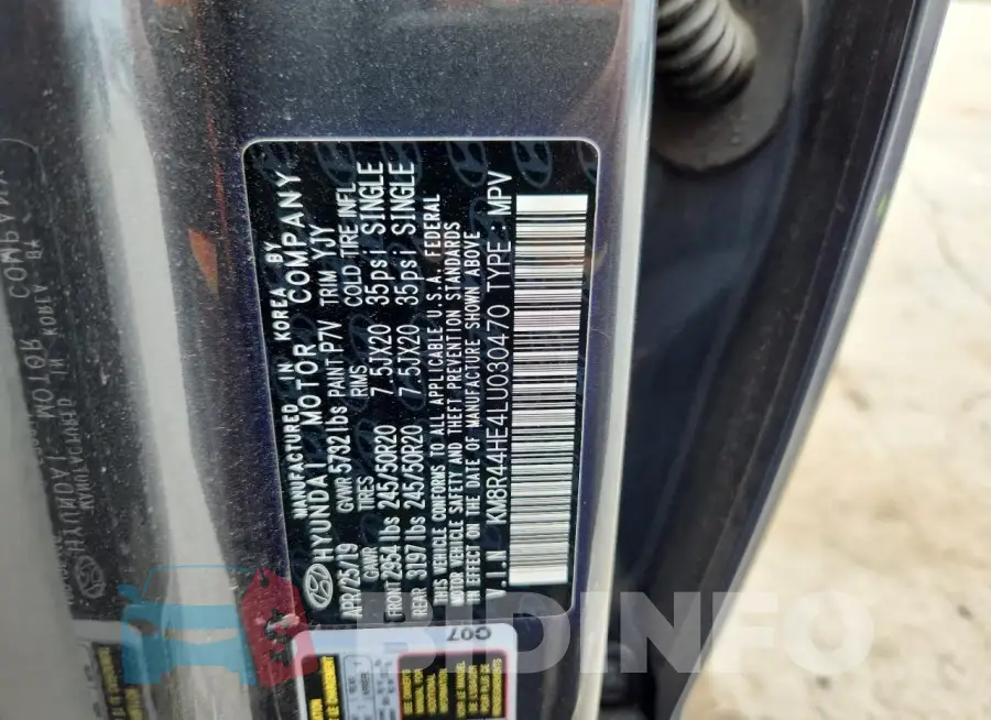 KM8R44HE4LU030470 Photo# 13