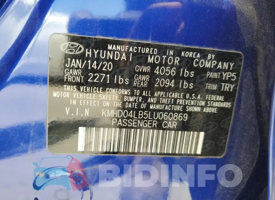 KMHD04LB5LU060869 Photo# 12