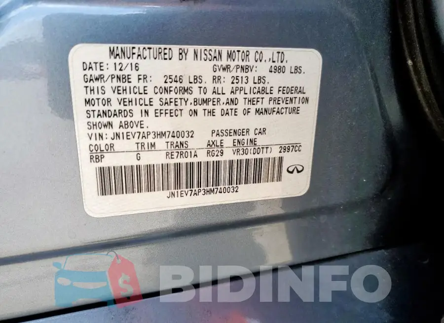 JN1EV7AP3HM740032 Photo# 12