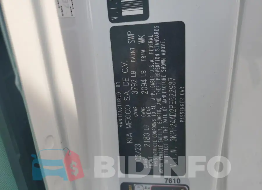 3KPF24AD2PE622937 Photo# 12