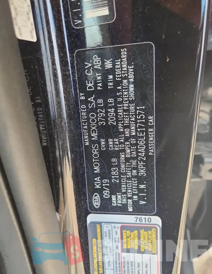 3KPF24AD6LE171571 Photo# 12