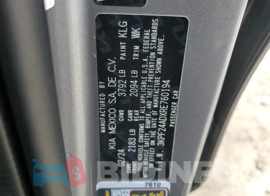 3KPF24ADXRE760194 Photo# 13