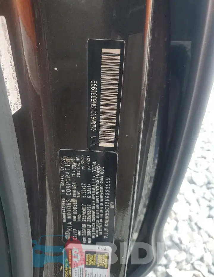 KNDMB5C15H6331999 Photo# 13