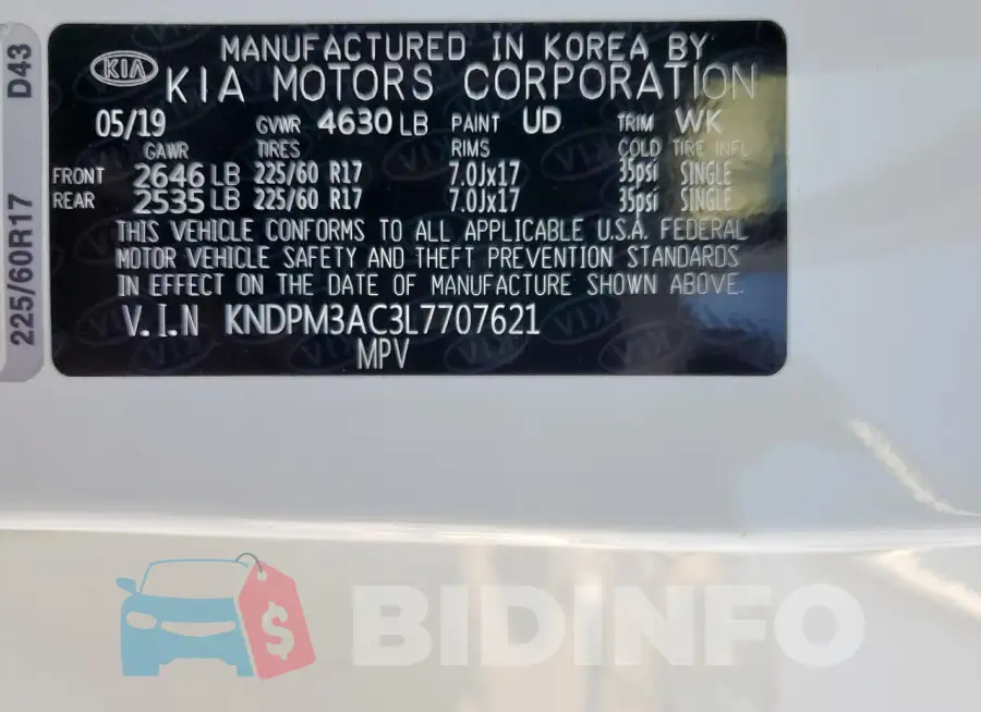 KNDPM3AC3L7707621 Photo# 13