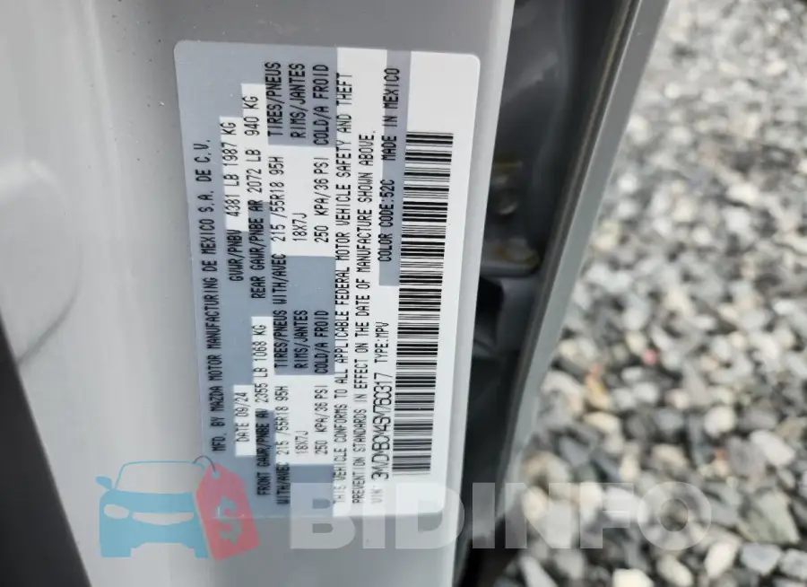 3MVDMBCM4SM760317 Photo# 12