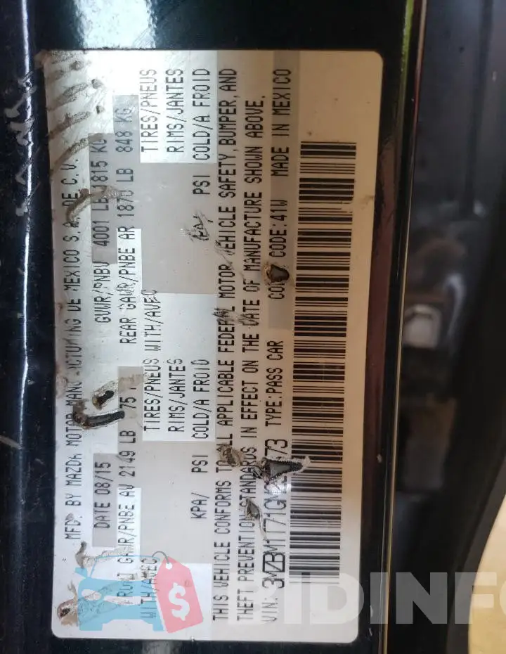 3MZBM1T71GM252873 Photo# 12