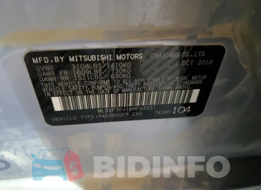 ML32F3FJ1KHF03331 Photo# 12