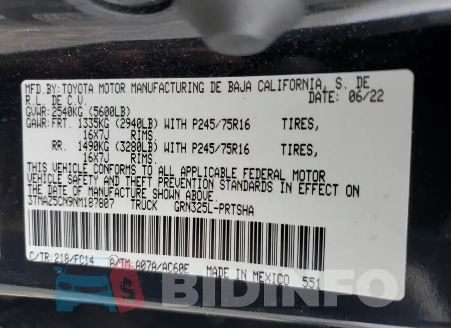 3TMAZ5CN9NM187807 Photo# 12