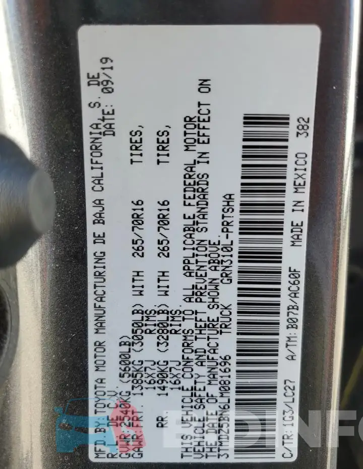 3TMDZ5BN6LM081696 Photo# 12