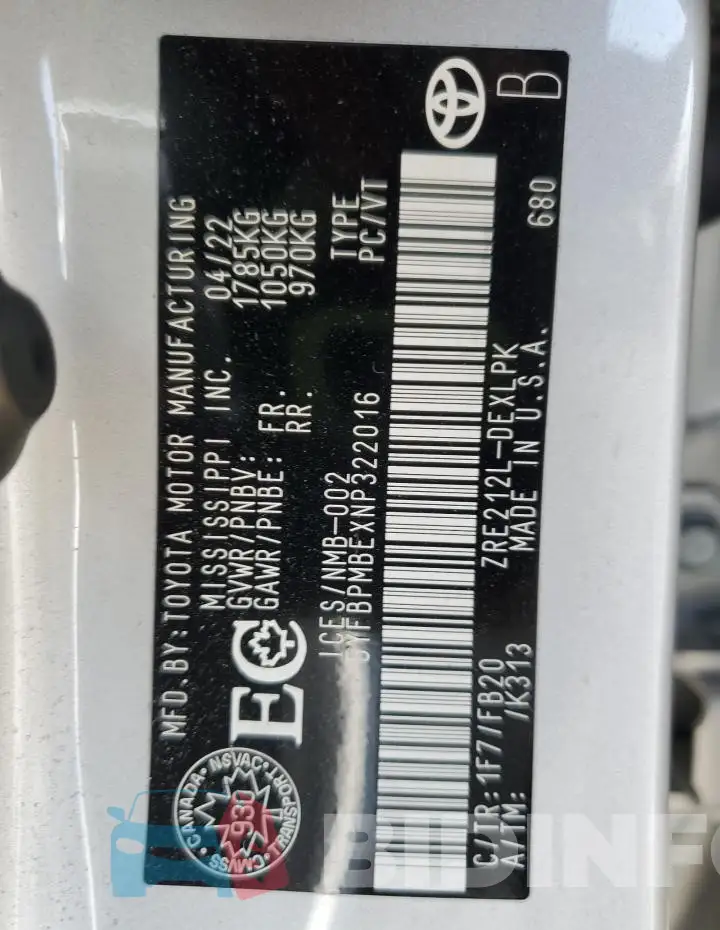 5YFBPMBEXNP322016 Photo# 12