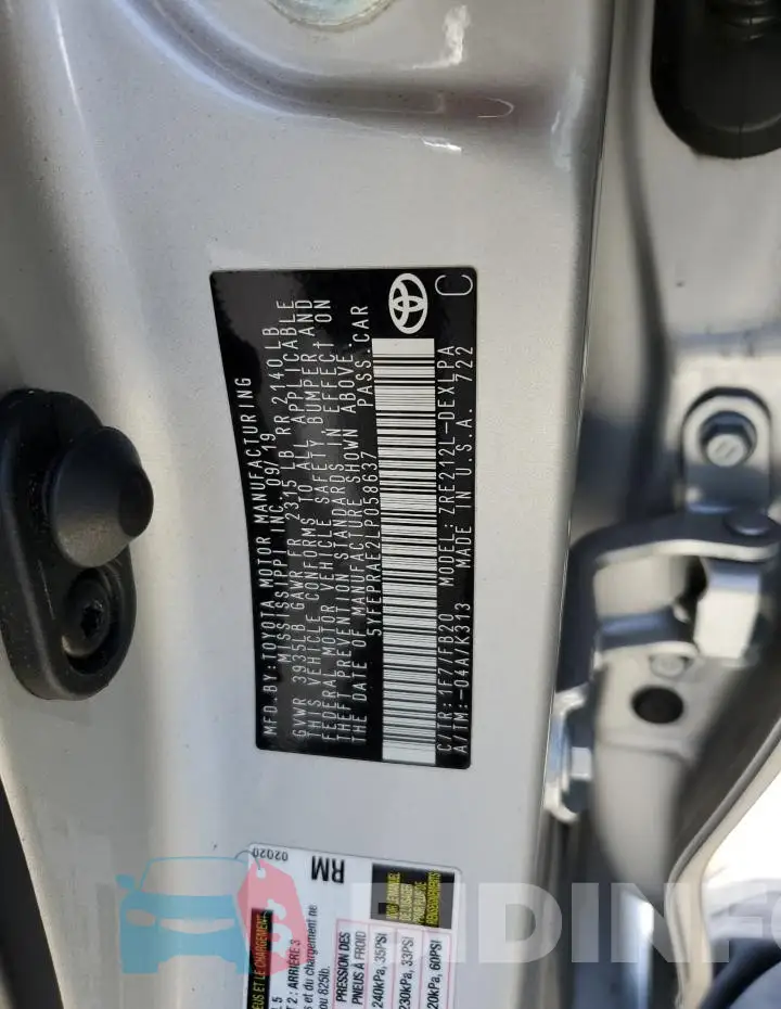 5YFEPRAE2LP058637 Photo# 12